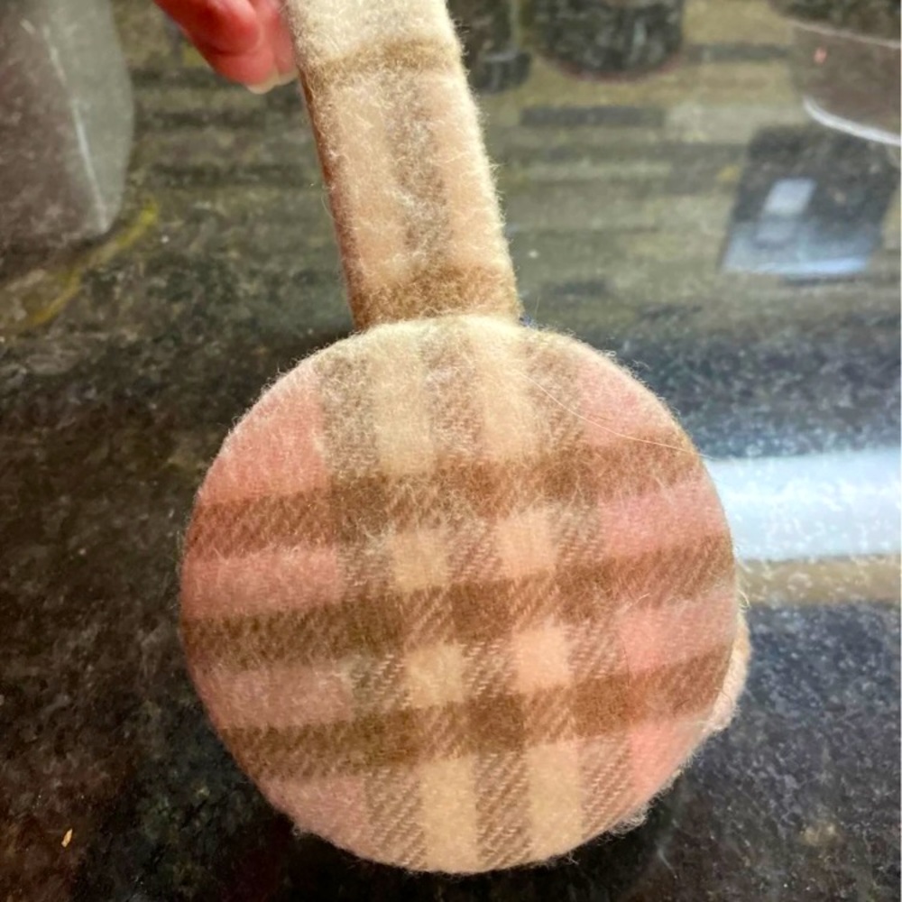 Burberry Tartan Earmuffs Cashmere- Vintage!